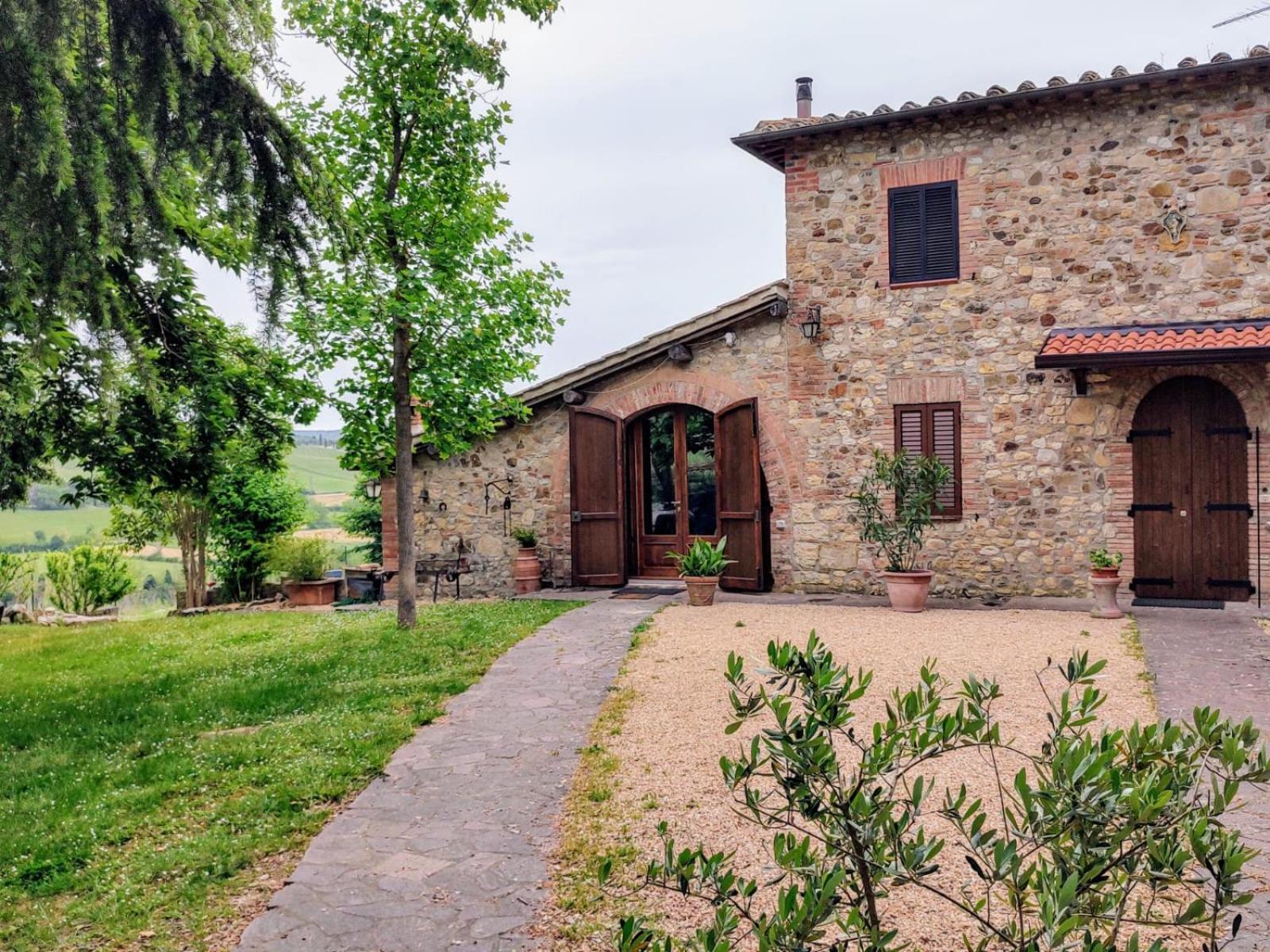 Апартаменты Il Giardino Del Chianti Сиена Экстерьер фото
